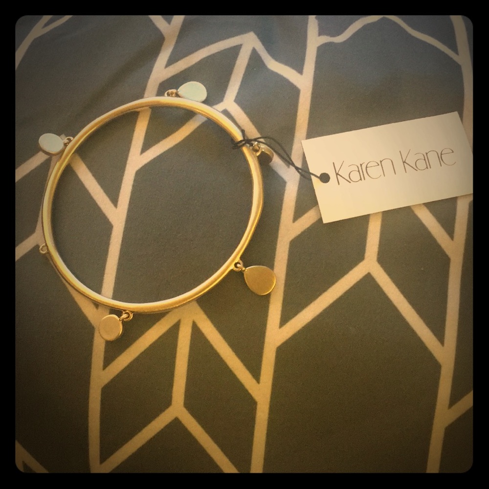 Karen kane gold bracelet with tags